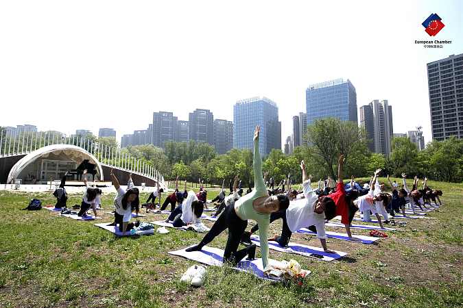 European Chamber Shenyang Chapter Successfully Hosting Yoga Social Event  